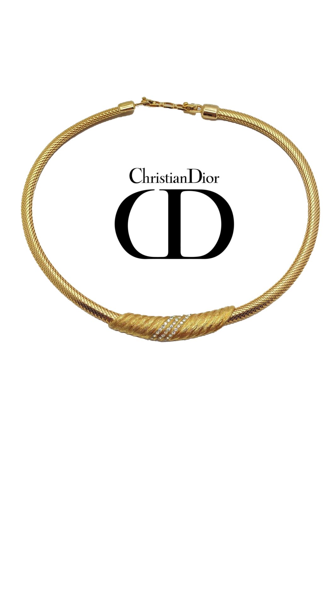 CHRISTIAN DIOR VINTAGE. COLLIER ANNI ‘80.