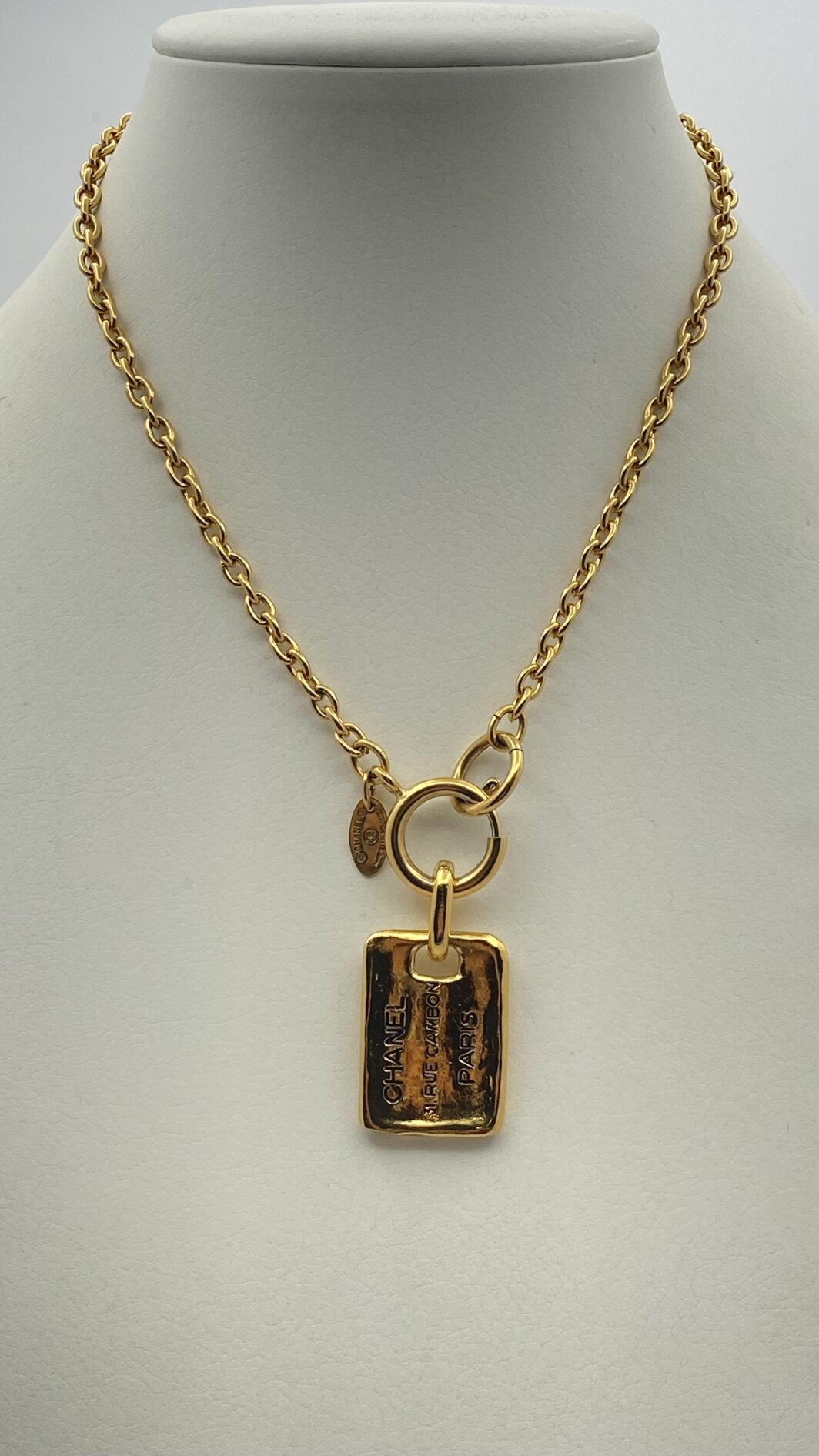 CHANEL VINTAGE ANNI ‘80. COLLANA “DOG TAG”. - immagine 3