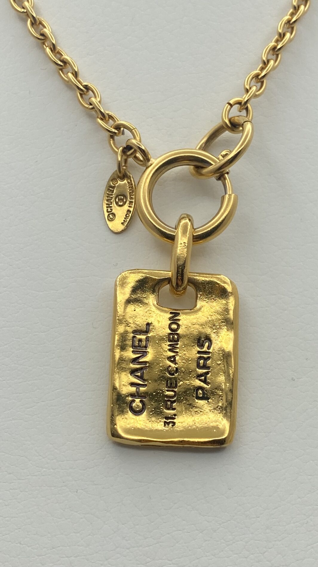 CHANEL VINTAGE ANNI ‘80. COLLANA “DOG TAG”. - immagine 4