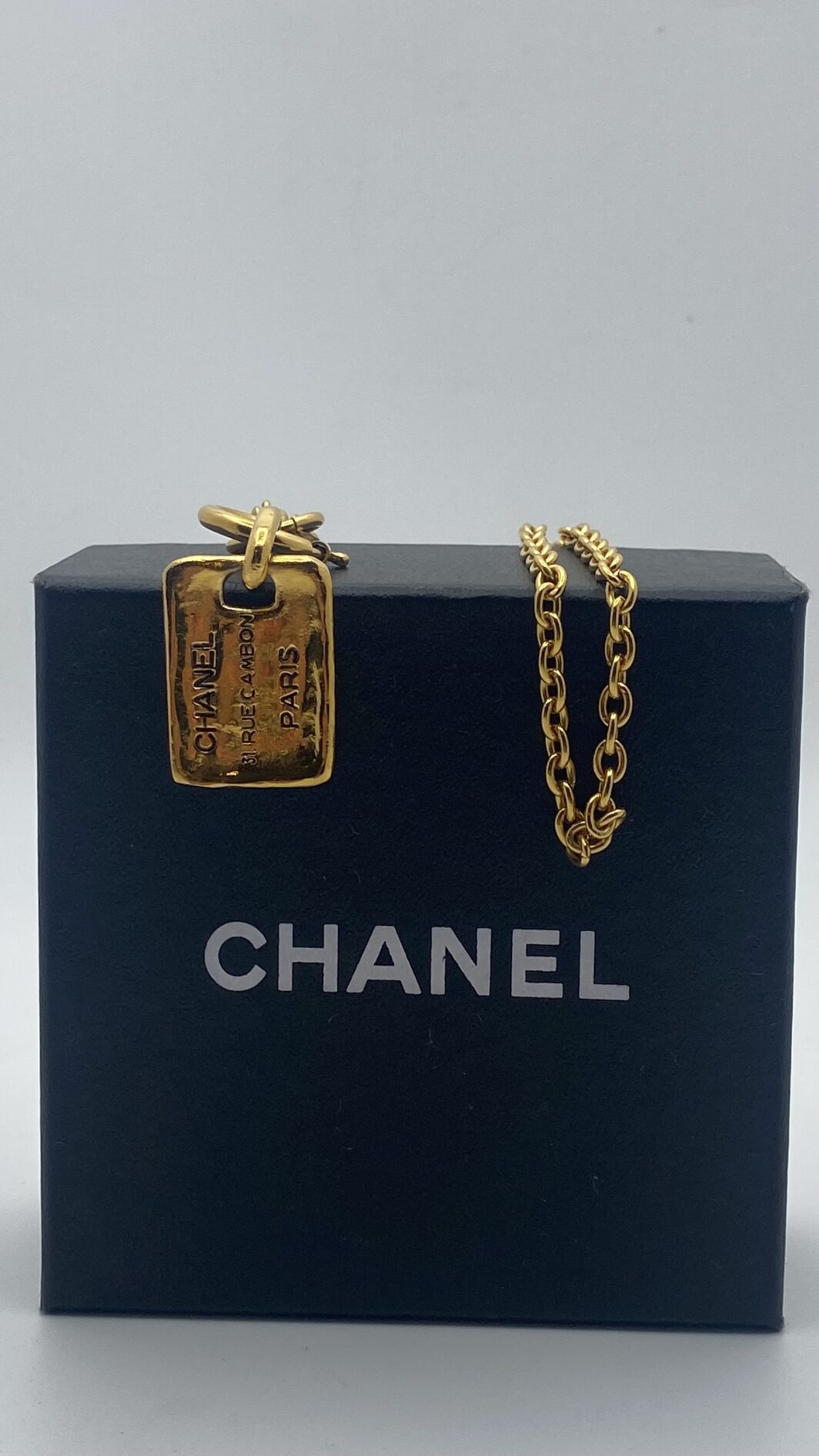 CHANEL VINTAGE ANNI ‘80. COLLANA “DOG TAG”. - immagine 7