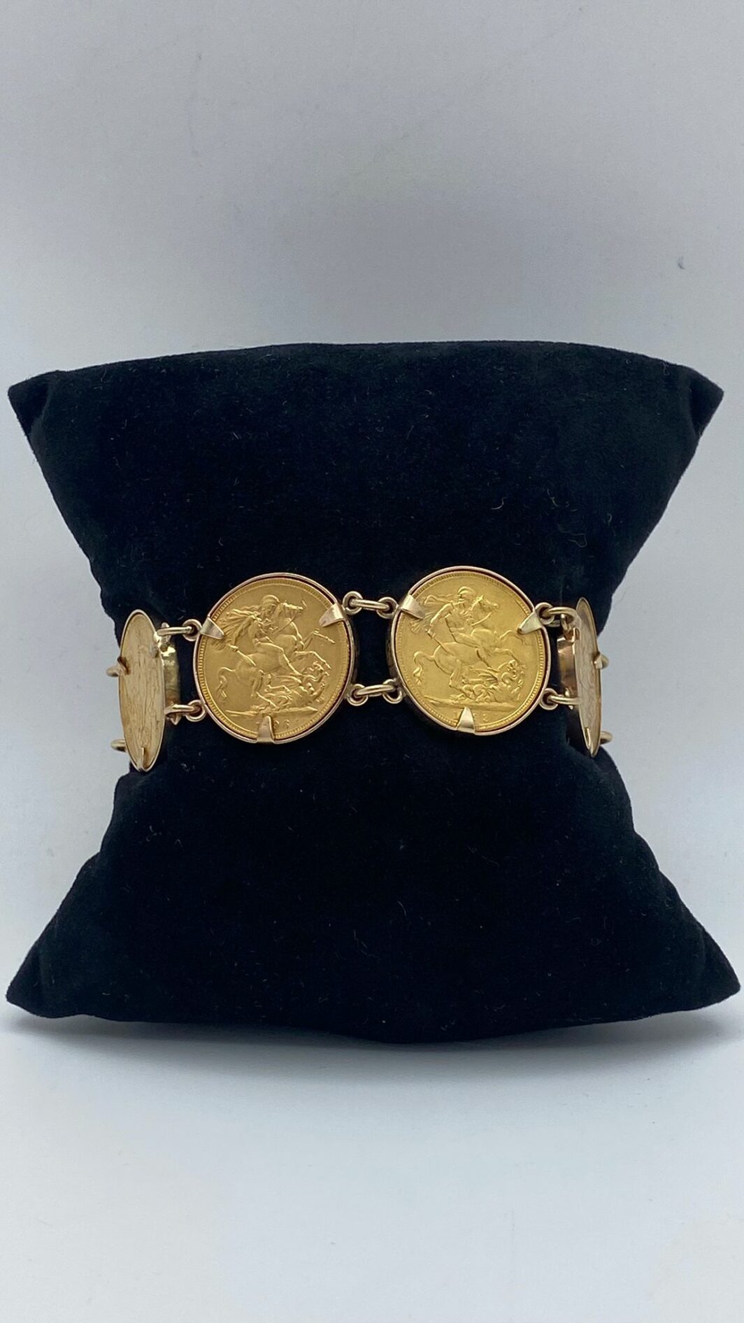 BRACCIALE VITTORIANO CON STERLINE D’ORO (1892-1900) - immagine 2