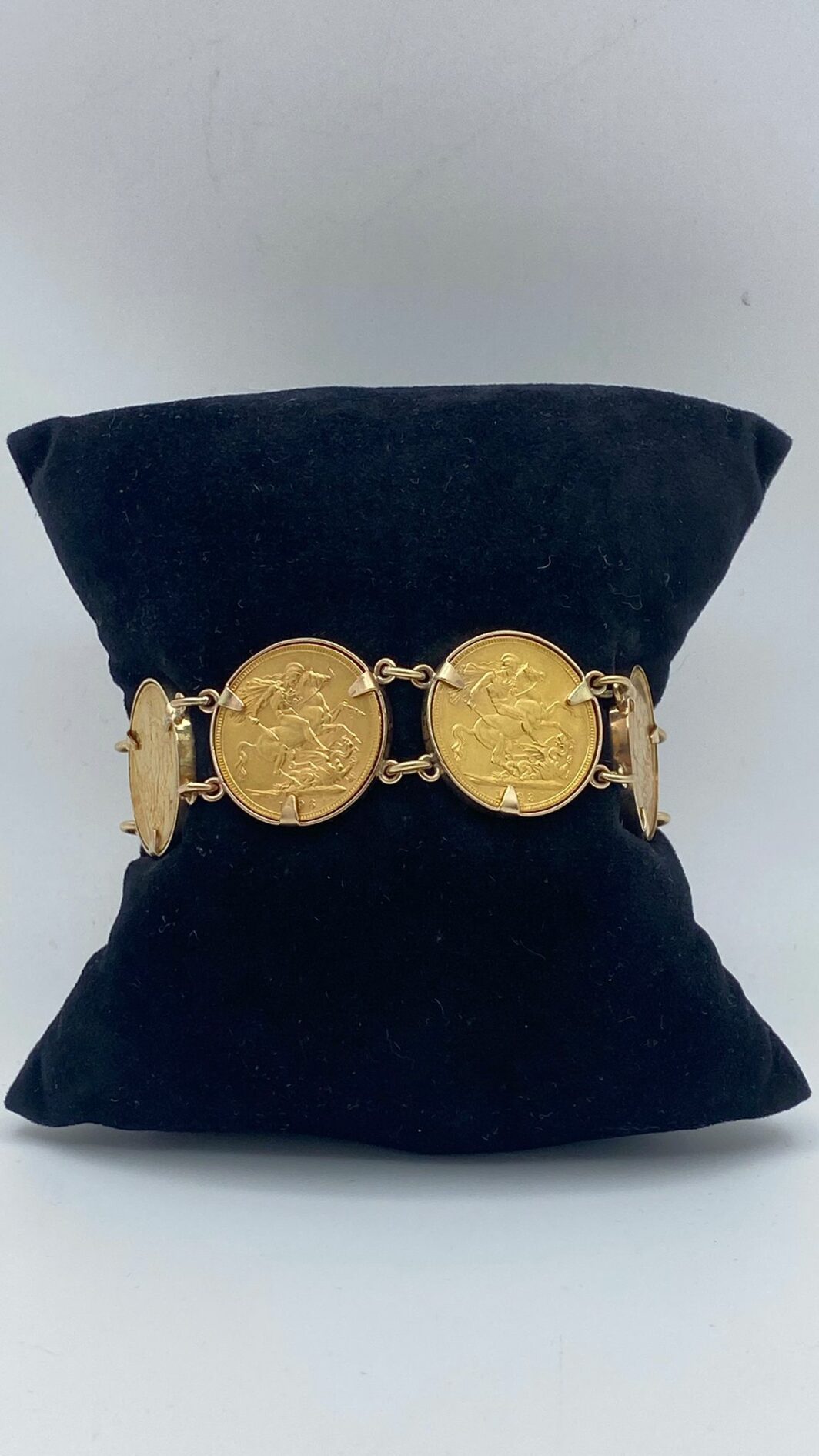 BRACCIALE VITTORIANO CON STERLINE D’ORO (1892-1900) - immagine 3