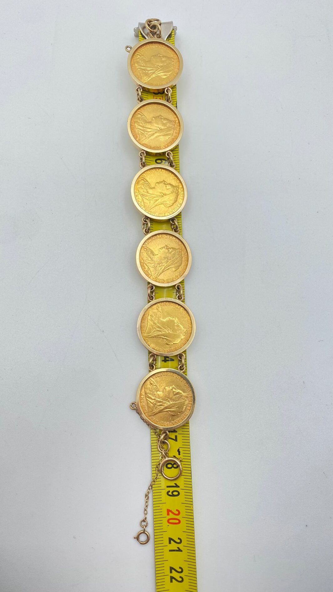 BRACCIALE VITTORIANO CON STERLINE D’ORO (1892-1900) - immagine 7