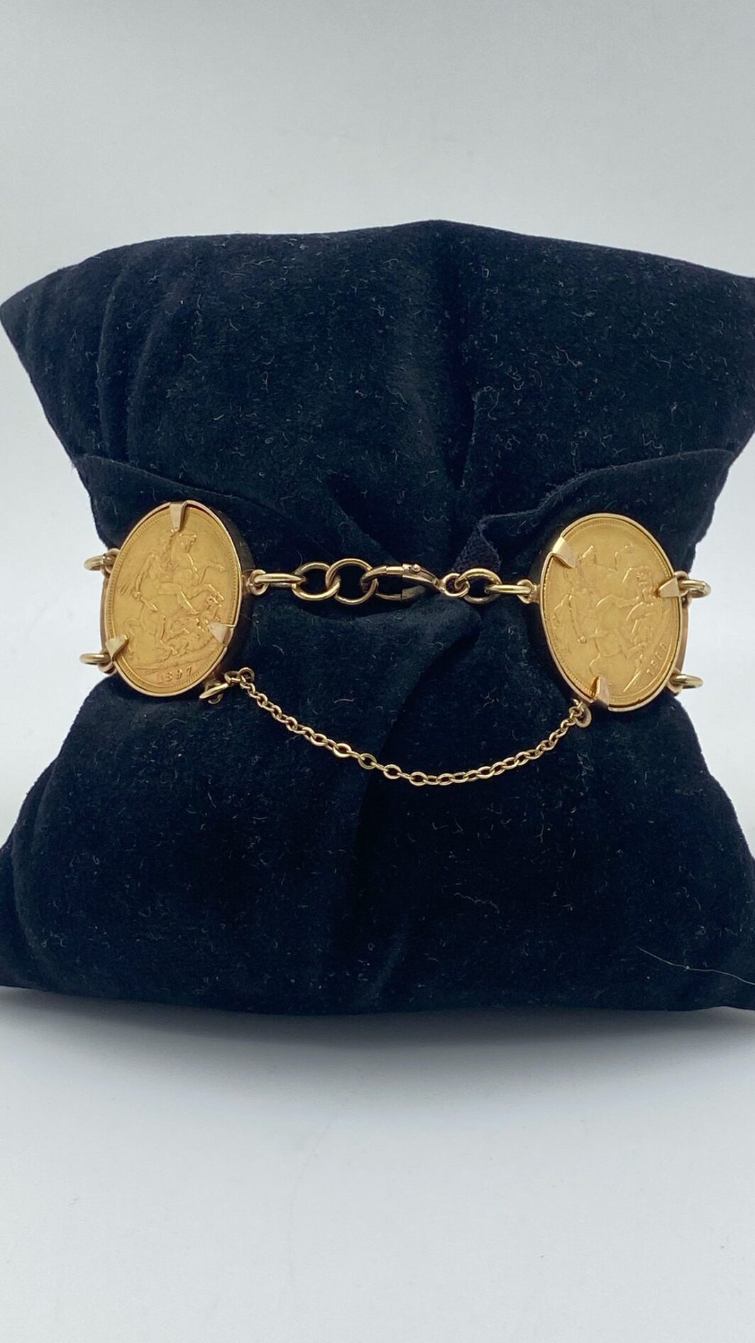 BRACCIALE VITTORIANO CON STERLINE D’ORO (1892-1900) - immagine 8