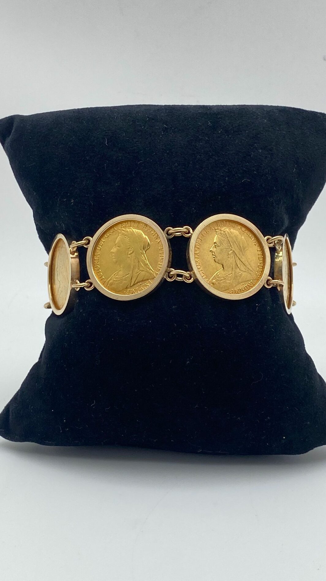 BRACCIALE VITTORIANO CON STERLINE D’ORO (1892-1900)