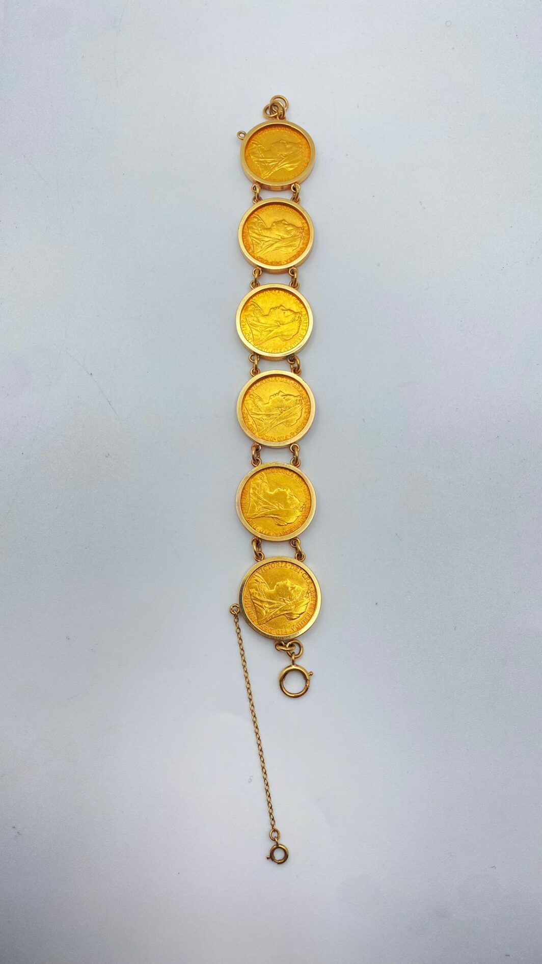 BRACCIALE VITTORIANO CON STERLINE D’ORO (1892-1900) - immagine 14