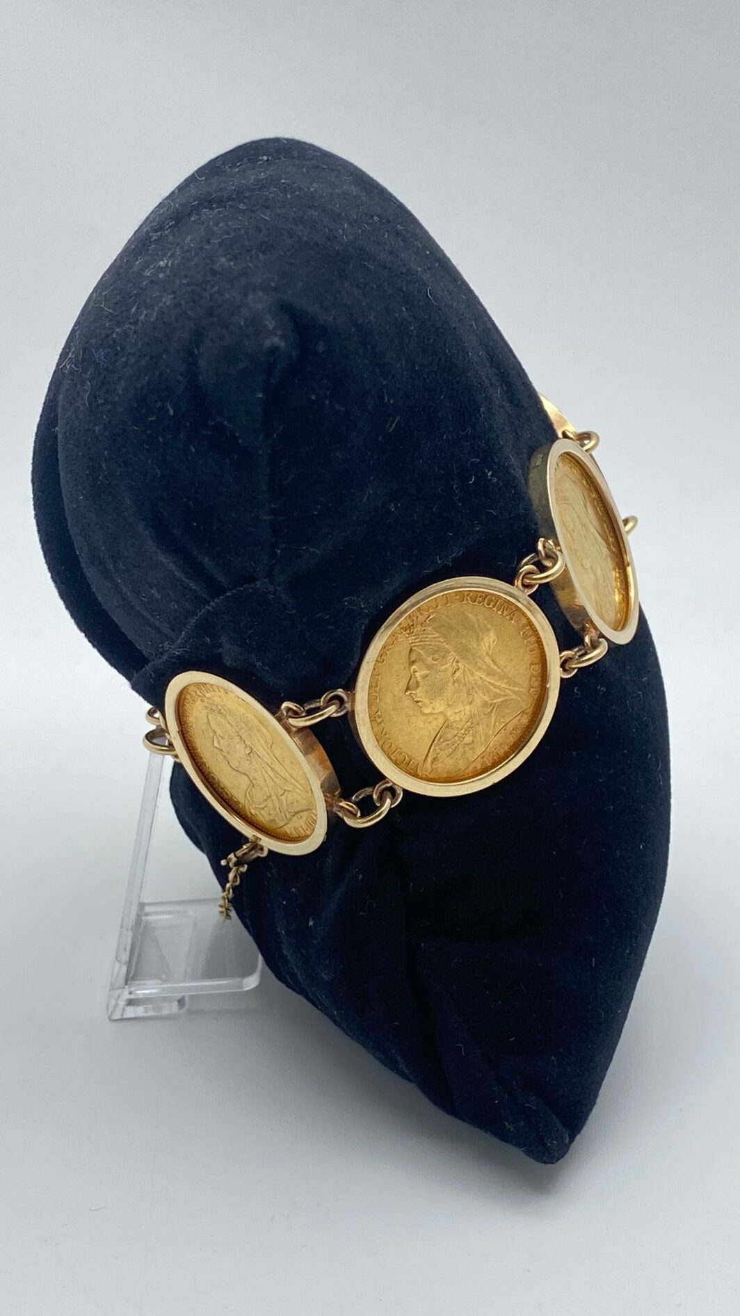 BRACCIALE VITTORIANO CON STERLINE D’ORO (1892-1900) - immagine 15