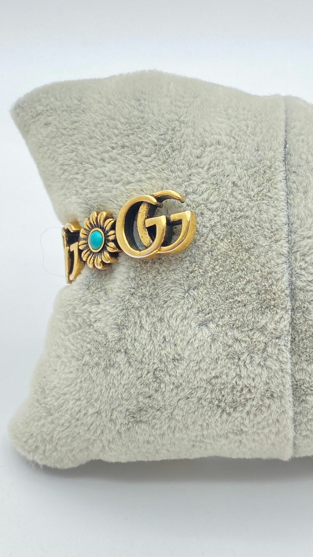 “GUCCI” VINTAGE. BRACCIALE RIGIDO DOUBLE G. - immagine 4