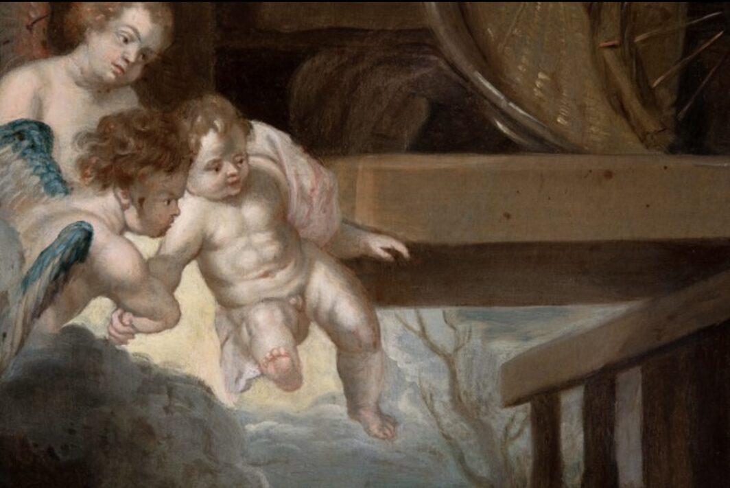 PETER PAUL RUBENS (1577-1640) ALLIEVO. “ADORAZIONE DEI PASTORI” - immagine 7